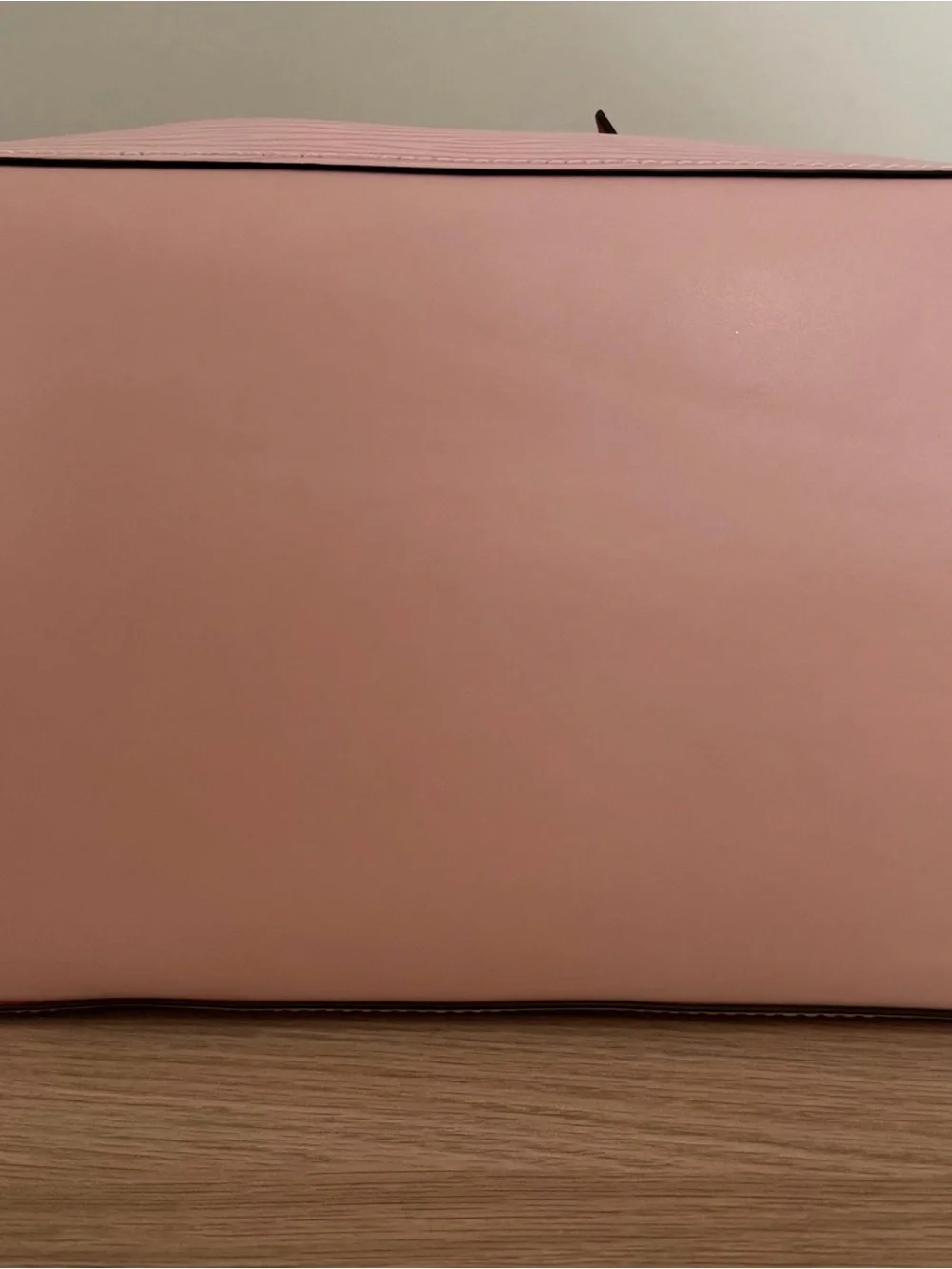 Louis Vuitton Pink Bucket Shoulder Bag with Red Trim
